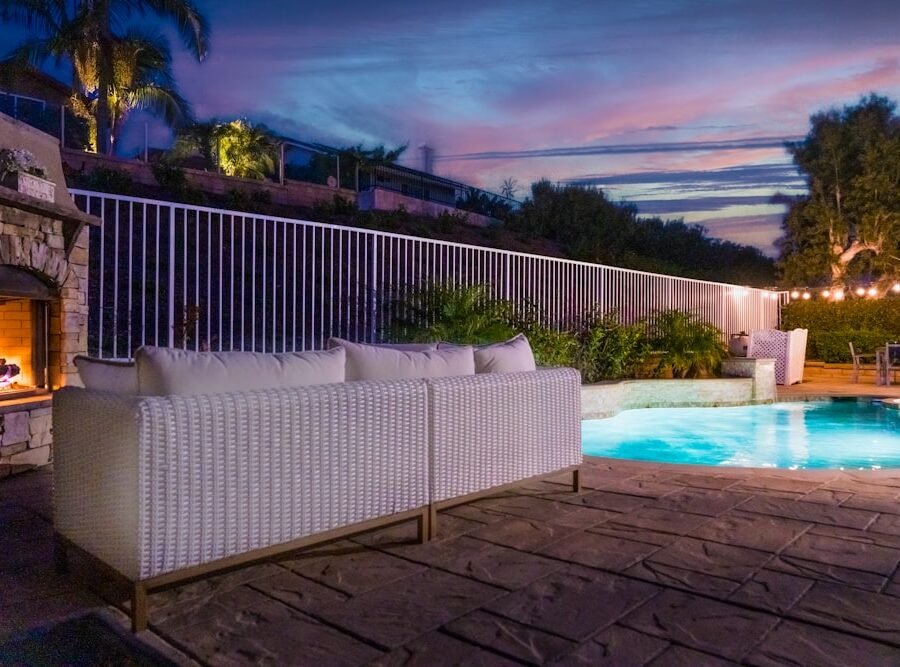 Swimming pool and timber deck build, Palm Jumeirah