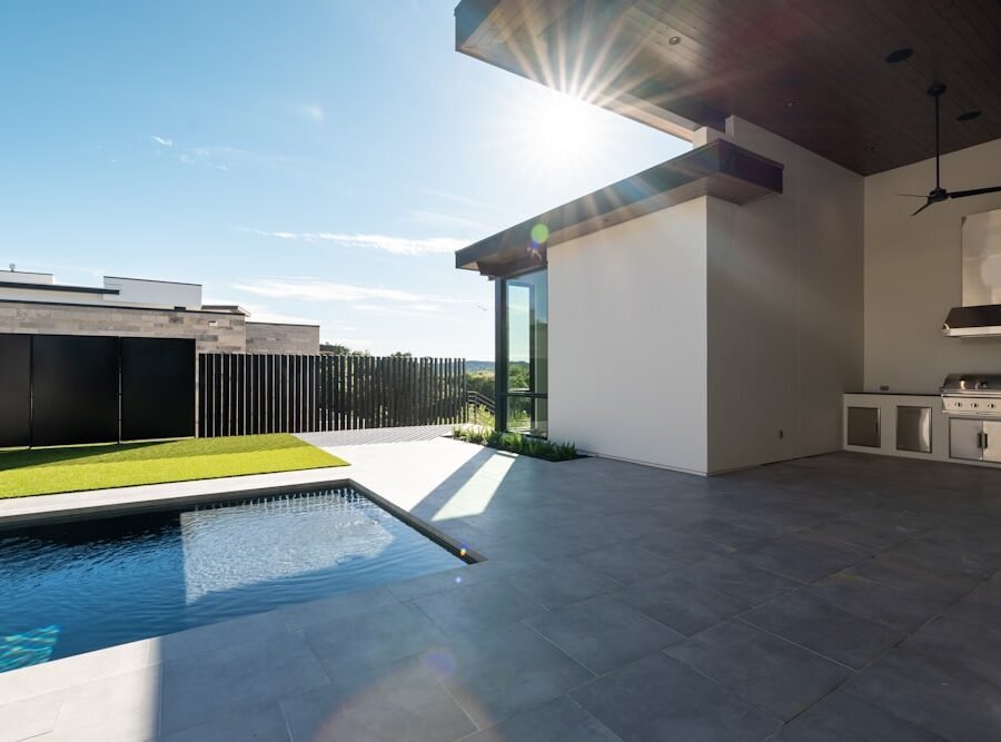 Pergola and outdoor kitchen, Dubai Hills Estate