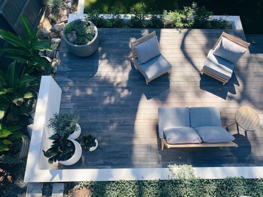 Majlis seating and fire pit terrace, Emirates Hills